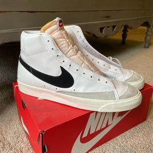 Nike Blazers Mid ‘77 Vintage Black/White Men Size 14